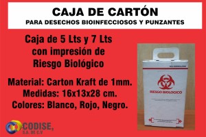 Cajas para Desechos Bioinfecciosos y Punzantes