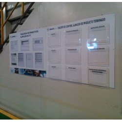 Pizarras con Porta Papeles