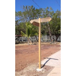 Rótulos en Madera de Pino Americano